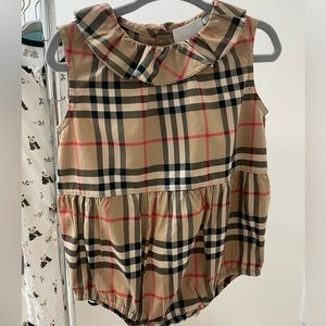 Authentic Burberry bubble romper